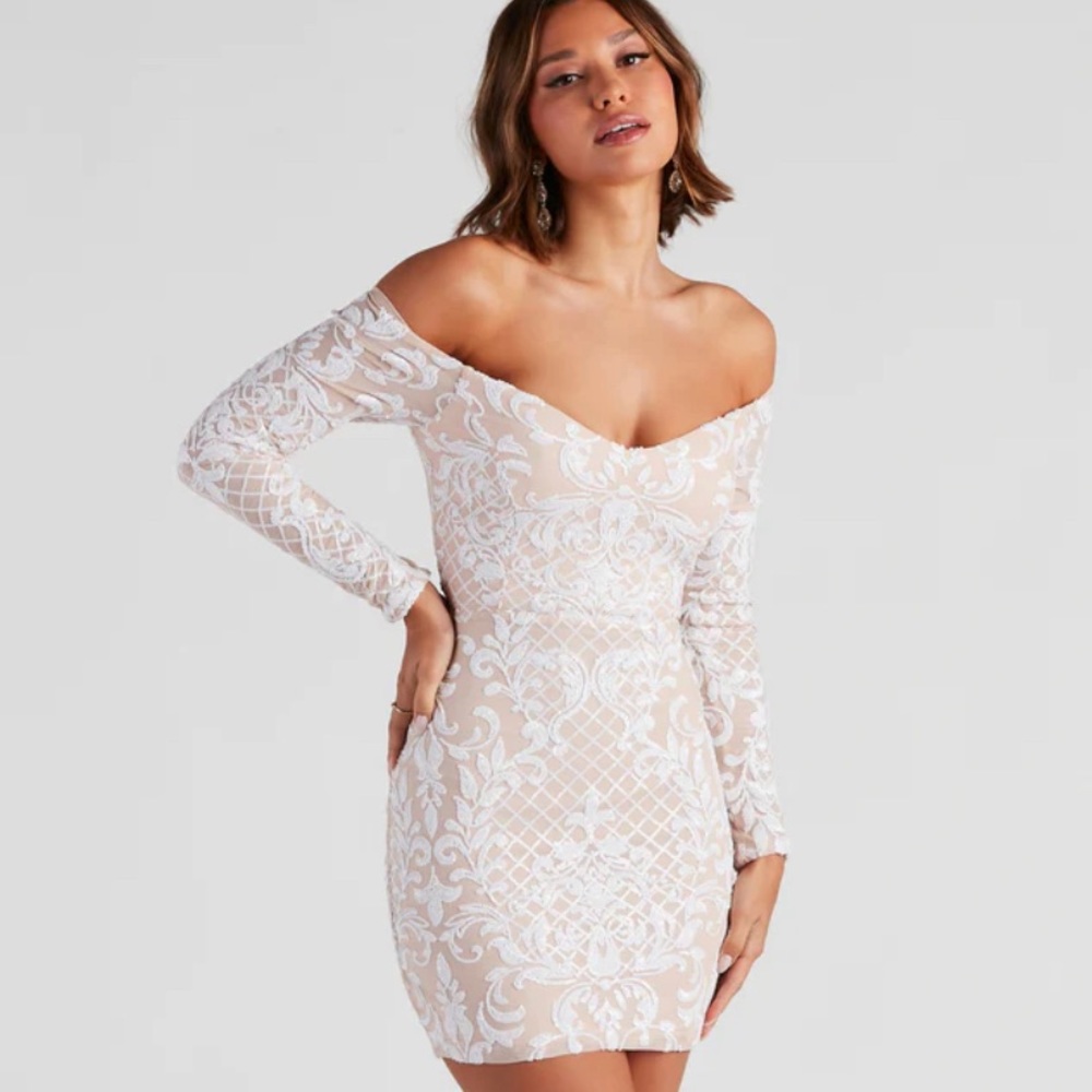Windsor Maddie Of-The-Shoulder Party Dress